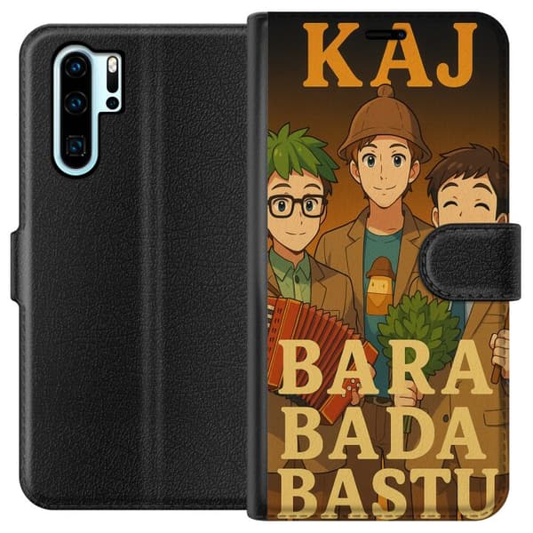 Huawei P30 Pro Plånboksfodral KAJ Bara bada bastu