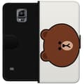 Miniatyrbild 1 av 3: Samsung Galaxy Note 4 Plånboksfodral line friends brown