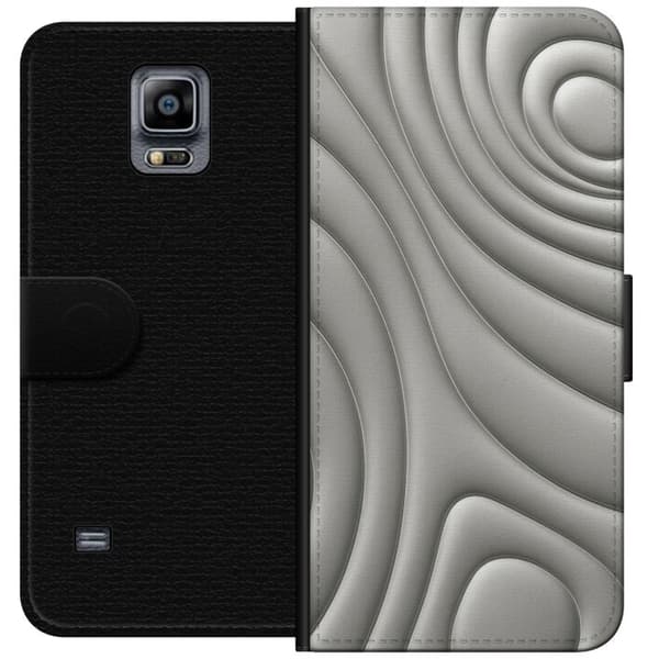 Samsung Galaxy Note 4 Lompakkokotelo Hopea-aallot