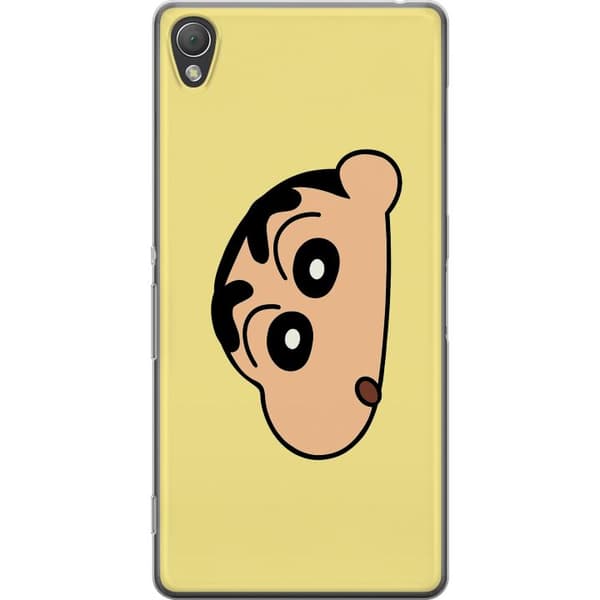 Sony Xperia Z3 Läpinäkyvä kuori Peeking Shinchan