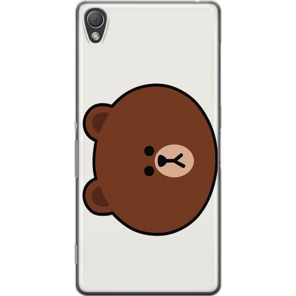 Sony Xperia Z3 Genomskinligt Skal line friends brown