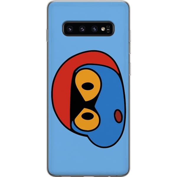 Samsung Galaxy S10 Gjennomsiktig deksel Bold Bot Head