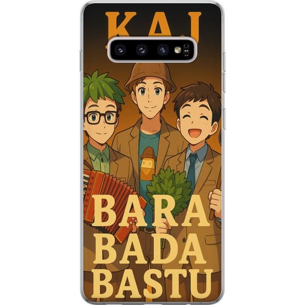 Samsung Galaxy S10+ Läpinäkyvä kuori KAJ Bara vain kylpeä saunassa