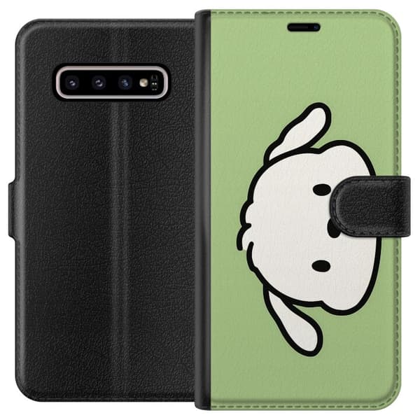 Samsung Galaxy S10+ Tegnebogsetui Snoopy Flip
