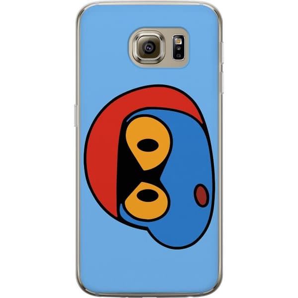Samsung Galaxy S6 Genomskinligt Skal Bold Bot Head