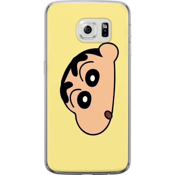 Samsung Galaxy S6 edge Gjennomsiktig deksel Peeking Shinchan