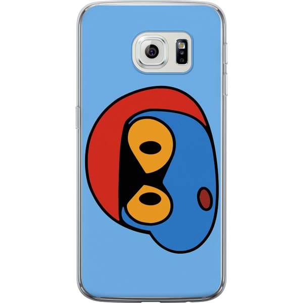 Samsung Galaxy S6 edge Gennemsigtig cover Bold Bot Head