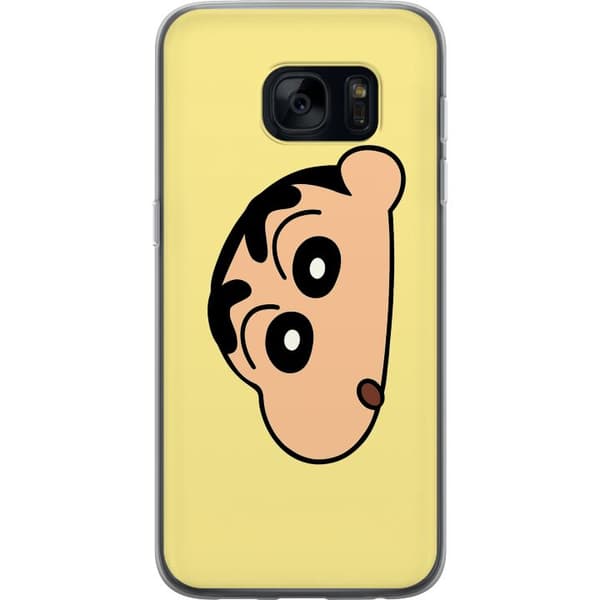 Samsung Galaxy S7 Gjennomsiktig deksel Peeking Shinchan