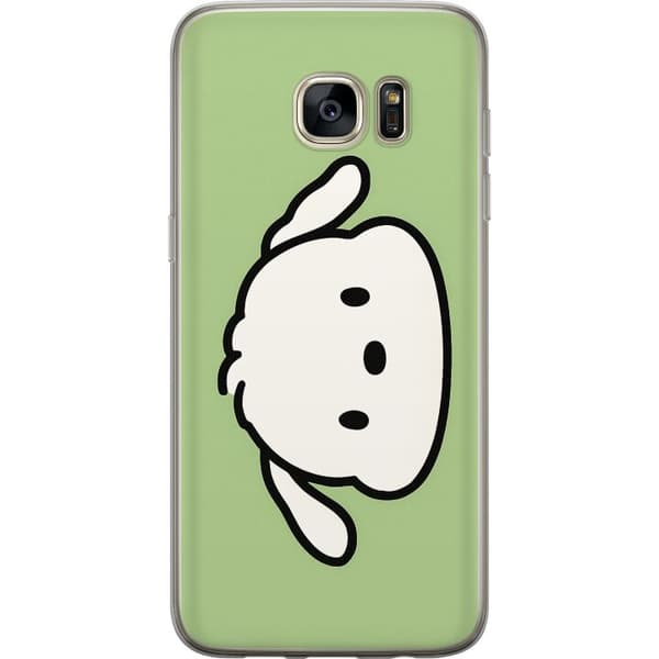 Samsung Galaxy S7 edge Gjennomsiktig deksel Snoopy Flip