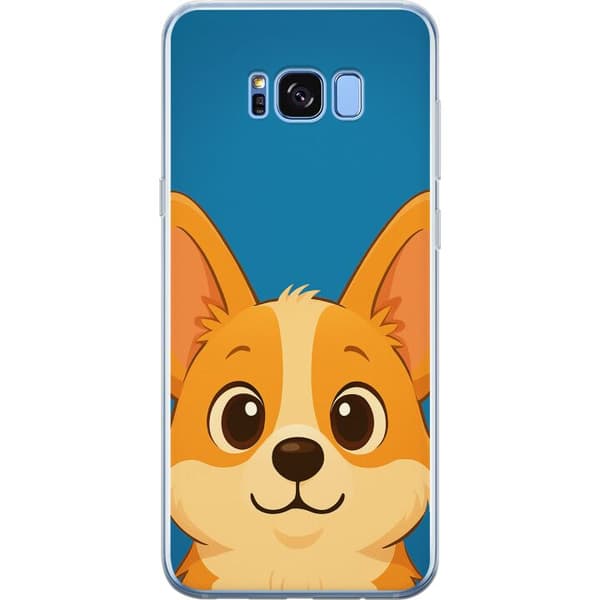 Samsung Galaxy S8+ Gjennomsiktig deksel Hello Corgi