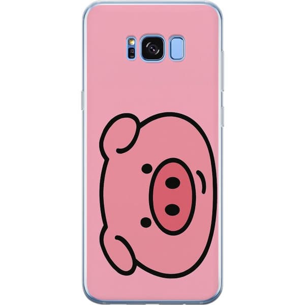 Samsung Galaxy S8+ Gjennomsiktig deksel Kawaii Piggy