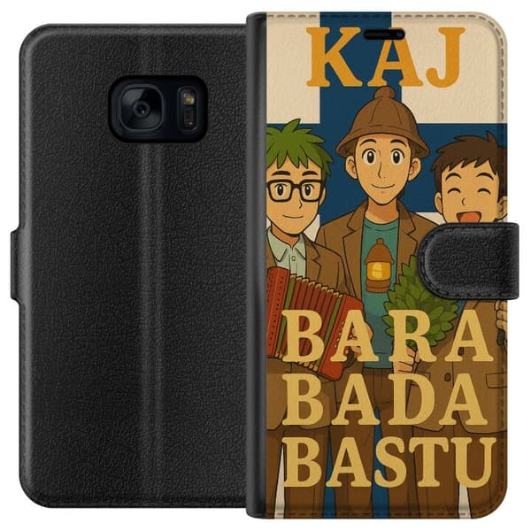 Samsung Galaxy S7 Plånboksfodral Bara bada bastu KAJ
