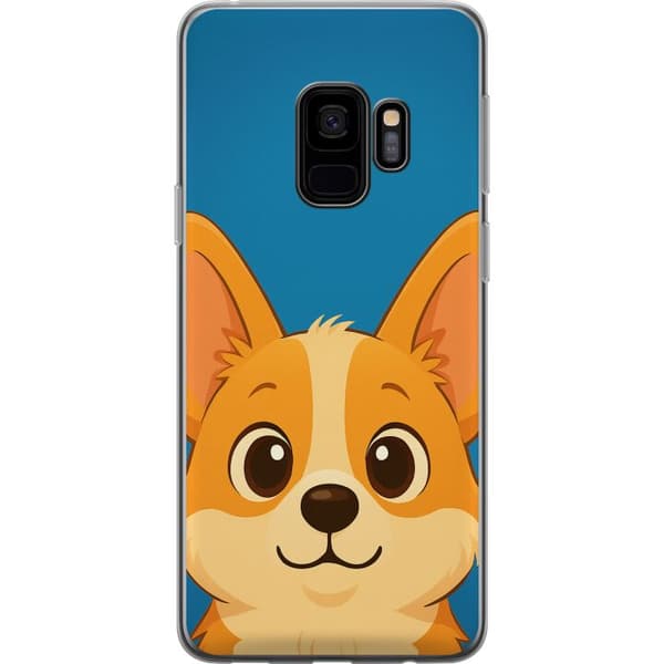 Samsung Galaxy S9 Genomskinligt Skal Hello Corgi