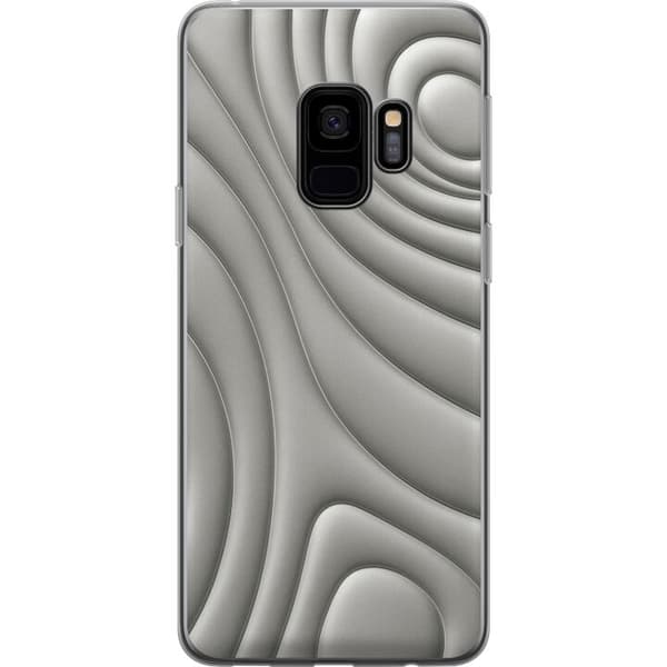 Samsung Galaxy S9 Gennemsigtig cover Sølvbølger
