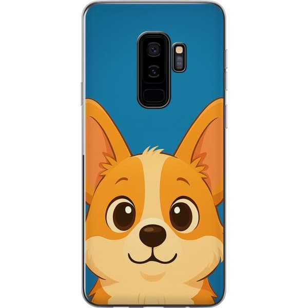Samsung Galaxy S9+ Gennemsigtig cover Hello Corgi