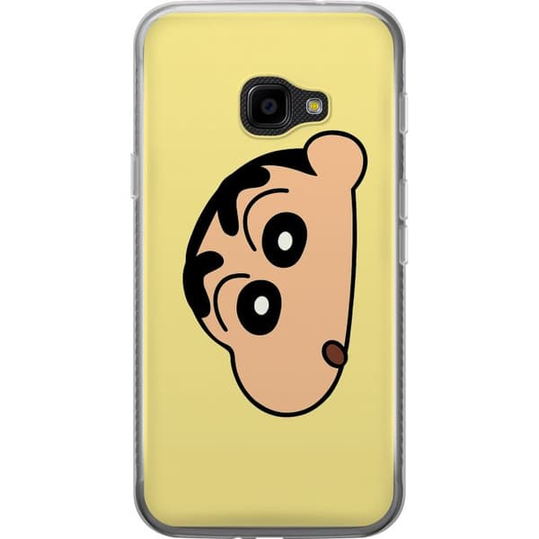 Samsung Galaxy Xcover 4 Läpinäkyvä kuori Peeking Shinchan