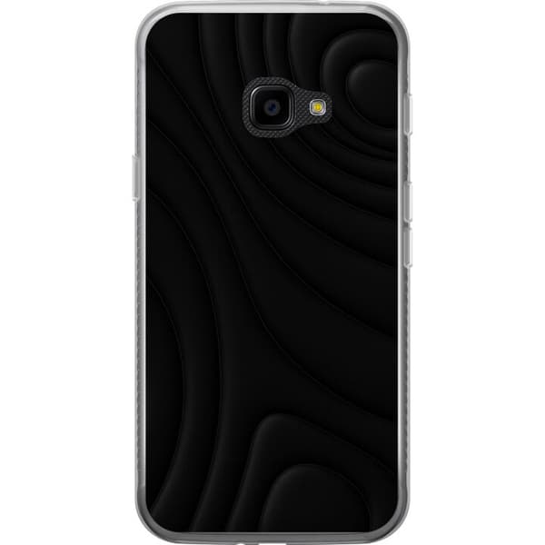 Samsung Galaxy Xcover 4 Läpinäkyvä kuori Tummat Aallot