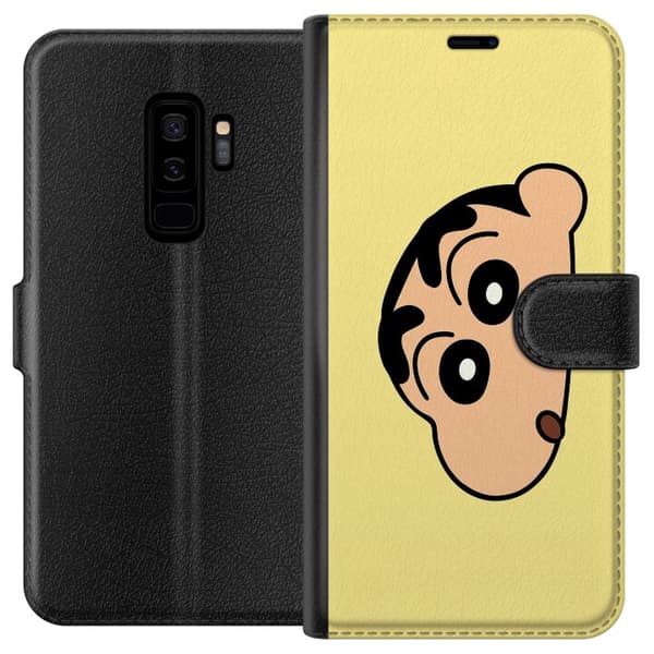 Samsung Galaxy S9+ Lommeboketui Peeking Shinchan
