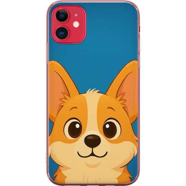 Apple iPhone 11 Genomskinligt Skal Hello Corgi