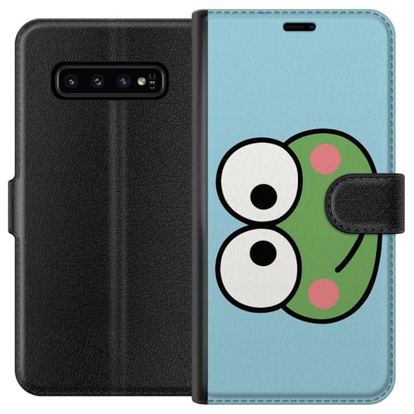 Samsung Galaxy S10 Tegnebogsetui Keroppi Smile