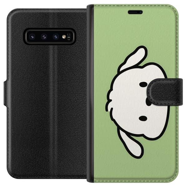 Samsung Galaxy S10 Lompakkokotelo Snoopy Flip