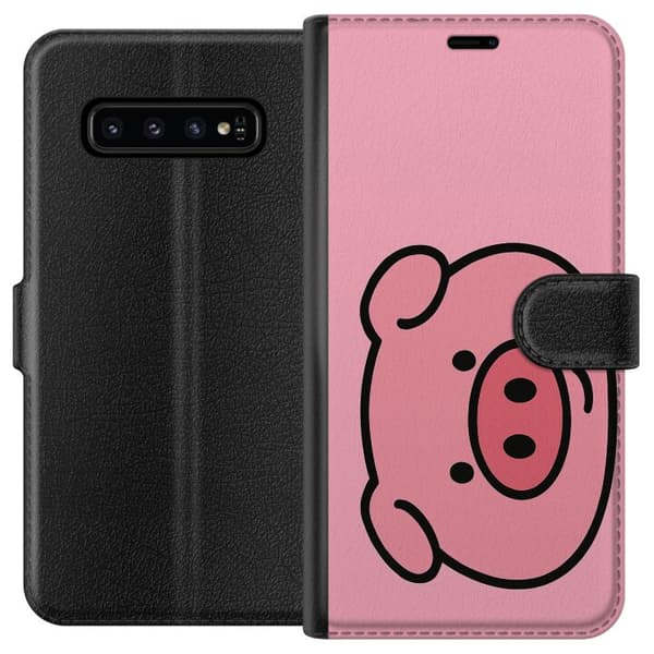 Samsung Galaxy S10 Lommeboketui Kawaii Piggy