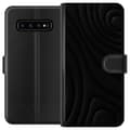 Miniatyrbilde 1 av 3: Samsung Galaxy S10 Lommeboketui Svarte Bølger