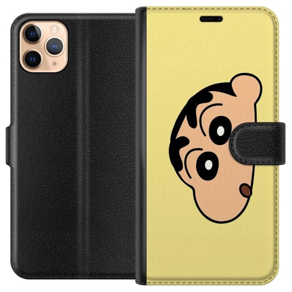 Apple iPhone 11 Pro Max Tegnebogsetui Peeking Shinchan