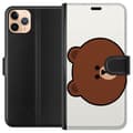 Miniatyrbilde 1 av 3: Apple iPhone 11 Pro Max Lommeboketui line friends brown