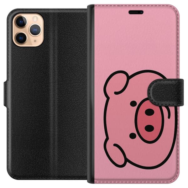 Apple iPhone 11 Pro Max Lommeboketui Kawaii Piggy
