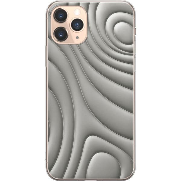 Apple iPhone 11 Pro Läpinäkyvä kuori Hopea-aallot