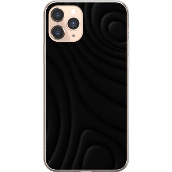 Apple iPhone 11 Pro Läpinäkyvä kuori Tummat Aallot