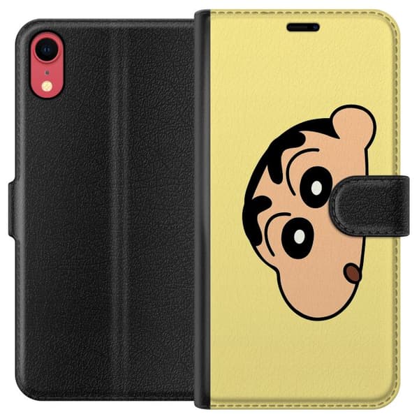 Apple iPhone XR Plånboksfodral Peeking Shinchan