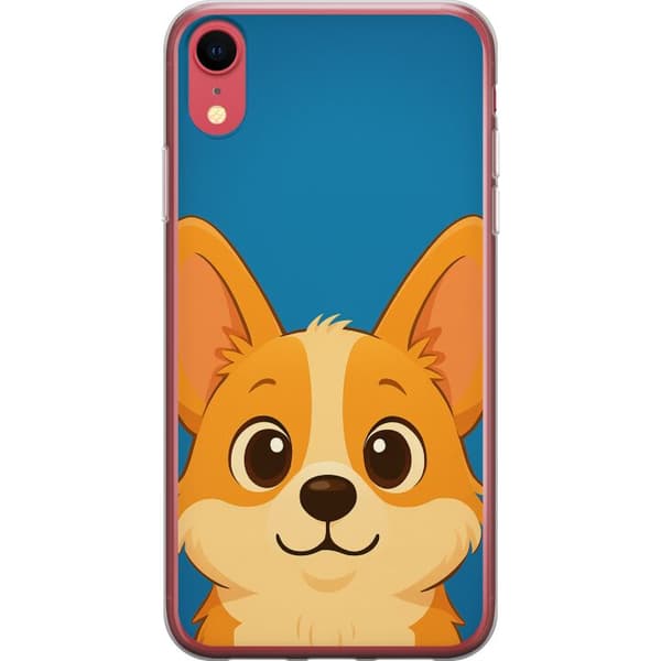 Apple iPhone XR Gennemsigtig cover Hello Corgi