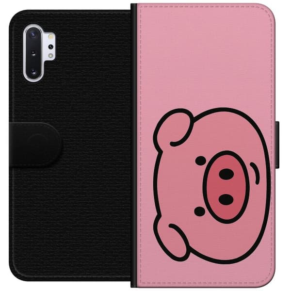 Samsung Galaxy Note10+ Tegnebogsetui Kawaii Piggy
