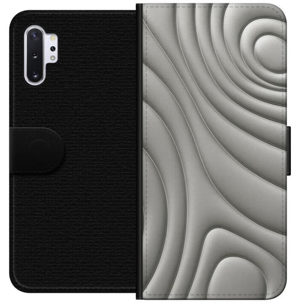 Samsung Galaxy Note10+ Tegnebogsetui Sølvbølger