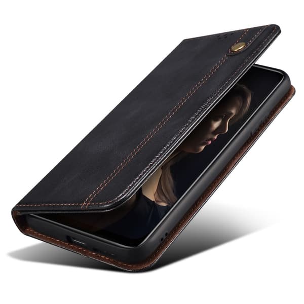 Till Samsung Galaxy S25 Ultra Plånboksfodral - Svart