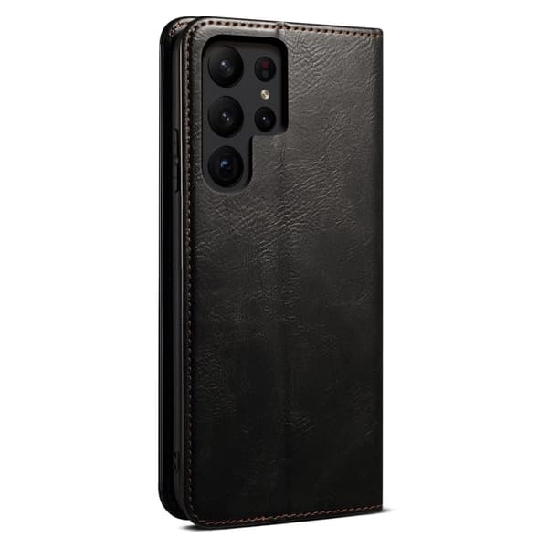 Till Samsung Galaxy S25 Ultra Plånboksfodral - Svart