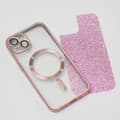 Miniatyrbild 2 av 4: iPhone 12 / iPhone 12 PRO - Magasafe 2i1 Glitter / Transparent Chrome Skal