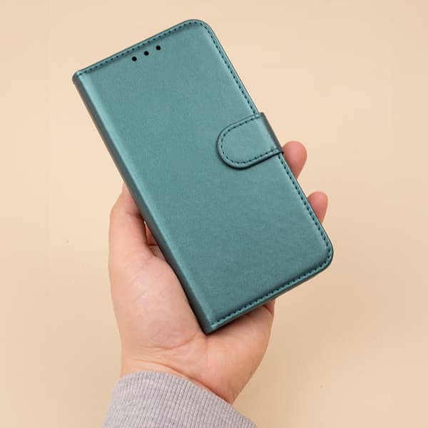 Samsung Galaxy S25 Plus - Smart Classic Mobilplånbok Mörkgrön