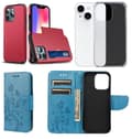 Miniatyrbillede 1 af 5: 3-Pack IPhone 13 .1 Plånboksfodral o 2 Bakskal