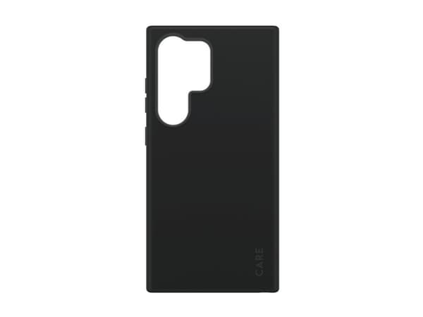 CARE by PanzerGlass - Baksidedeksel for mobiltelefon - polykarbonat, gummibelegg, mikrofiber, silikon - svart - for Samsung Galaxy S24 Ultra