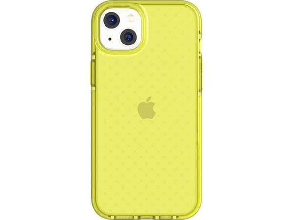 Tech 21 Tech21 T21-9876 Evo Check - Apple iPhone 14 Plus Case - Acid Yellow standard