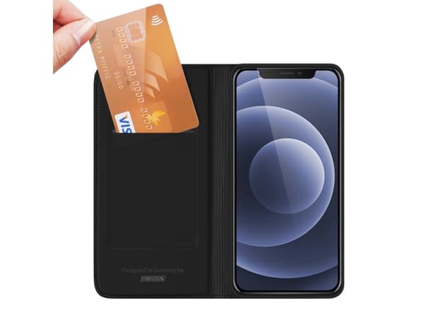 nevox 2211, Lommebok-etui, Apple, iPhone 15, 15,5 cm (6.1"), Sort