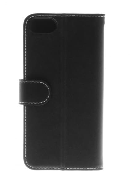 Insmat Exclusive Flip Case lompakkokotelo iPhone 6 / 6s / 7 / 8 / SE, musta