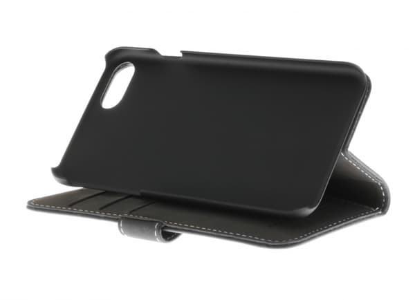 Insmat Exclusive Flip Case lompakkokotelo iPhone 6 / 6s / 7 / 8 / SE, musta