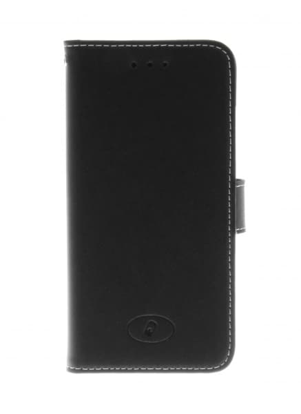 Insmat Exclusive Flip Case lompakkokotelo iPhone 6 / 6s / 7 / 8 / SE, musta