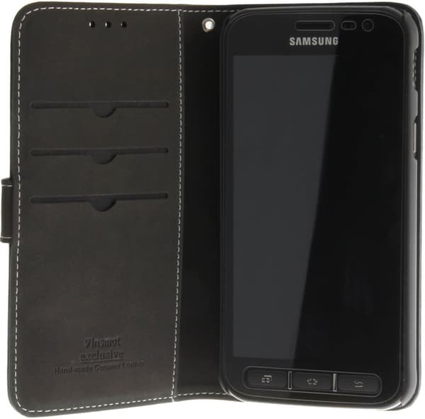 Insmat Exclusive Flip Case plånboksfodral, Samsung Xcover 4 / 4S, svart
