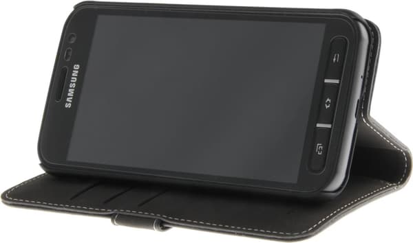 Insmat Exclusive Flip Case plånboksfodral, Samsung Xcover 4 / 4S, svart