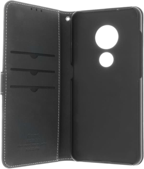 Insmat Exclusive Flip Case -lompakkokotelo, Nokia 7.2, musta
